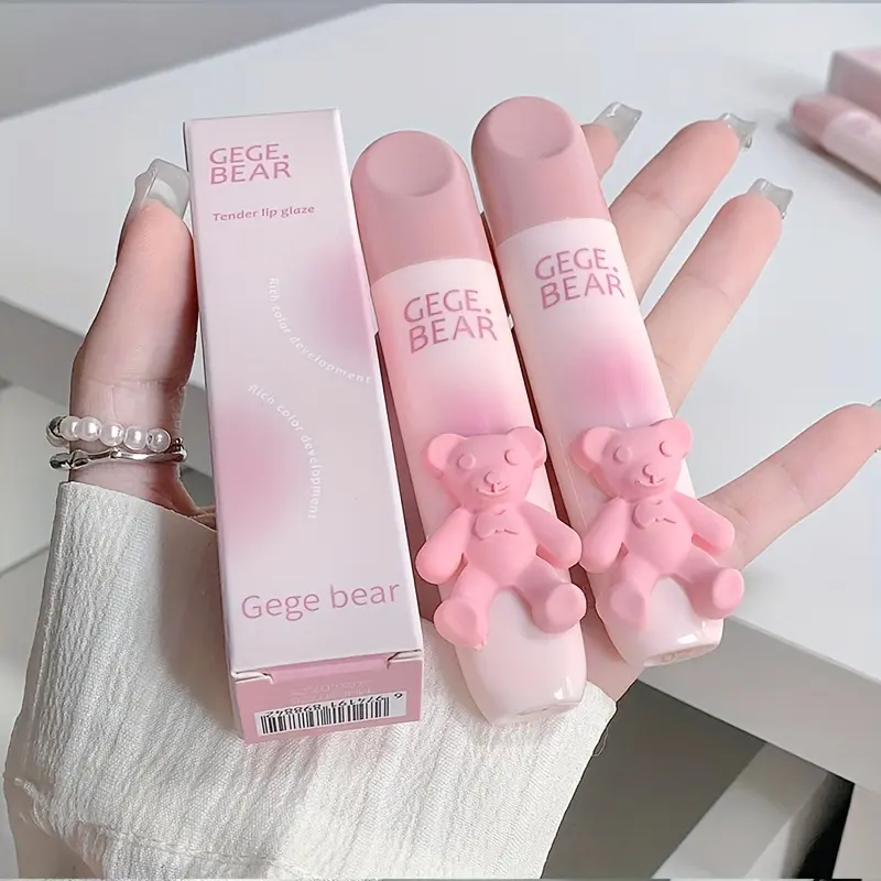 Gege Bear | 16H Velvet Matte & Gloss Finish | Smudge-Proof Lip Stain | All Skin Types ≤300g