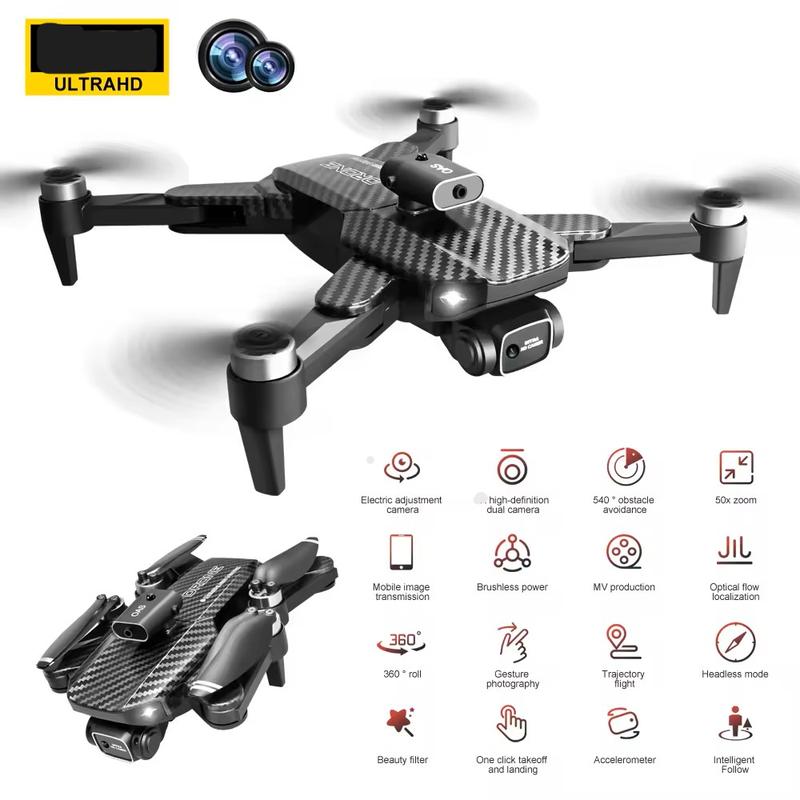 V162 drone with dual camera one key return laser obstacle avoidance optical flow hovering brushless motor long flight time carbon fiber body metal plastic aluminium Accessories Blades Cable Charging Remote Control Beginner Drone 5