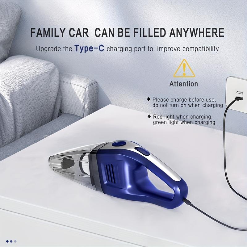 Product Introduction of Powerful Portable Wireless Handheld Vacuum Cleaner for Car, Home, Office with USB Charging and Variety of Accessories 14