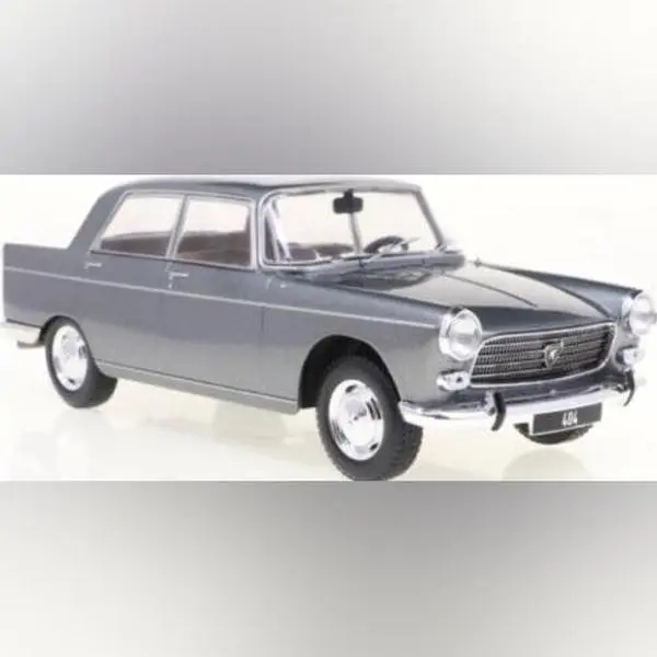 WhiteBox Peugeot 404 Metallic Grey 1960 1/24 WHI124160 0