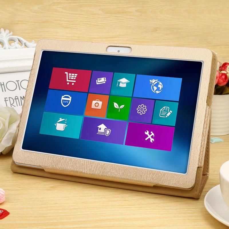 Universal Leather Protective Case Cover Stand For 10/10.1 Inch Android Tablet UK 1