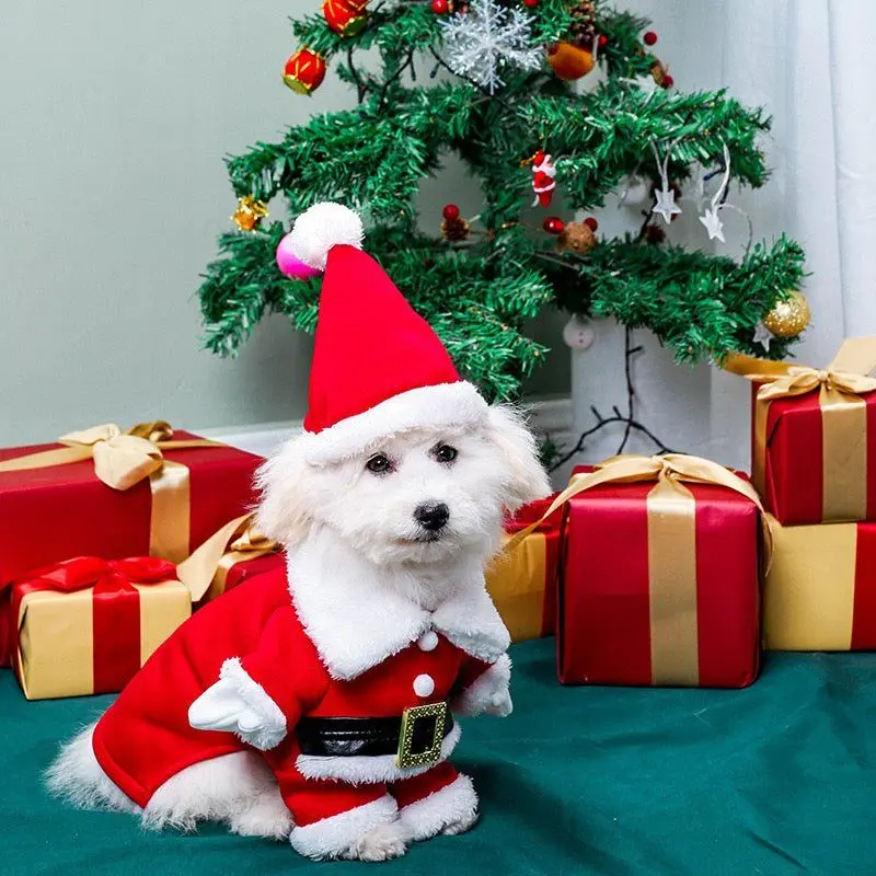 New Christmas Santa Pet Costume 0