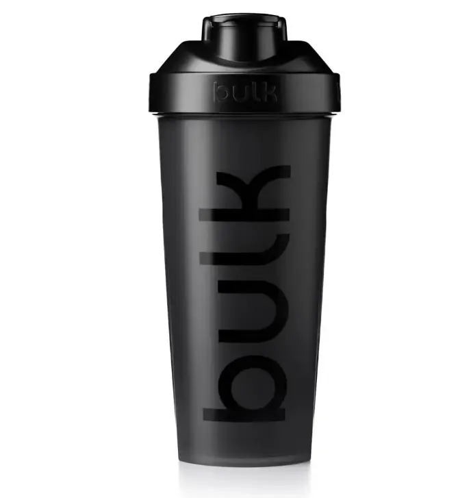 Iconic Shaker Bottle, with Wire Mixing Ball, Jet Black, 750 ml