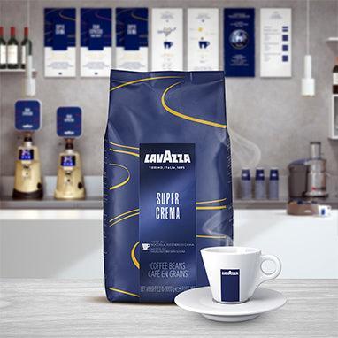 Lavazza Super Crema Whole Bean Espresso Coffee 1kg 1