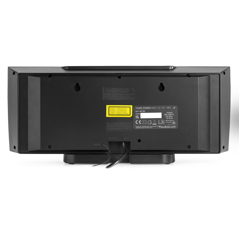 Audizio Tours HiFi Stereo System with Bluetooth, CD & DAB+, Black 8