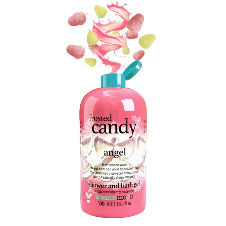 Treaclemoon Frosted Candy Angel 500ml Bath and Body Gel  Limited Edition Body Wash Scented Soap Body Care Daily 1