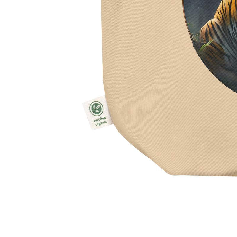 Eco-Friendly Cotton Tote Bag with Tiger Design 4
