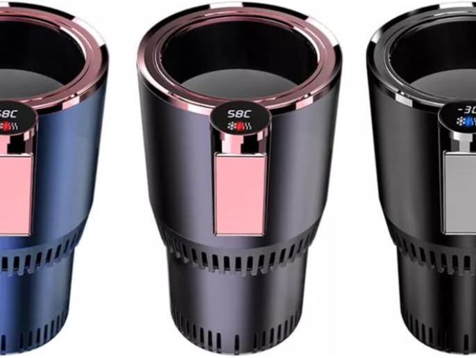PYXISTIFY 2-in-1 Car Drinks Warmer & Cooler | Van Coffee Heater | Car Can Cooler | Keeps Your Beverage Cold | Mug Drinks Holder | Smart Digital Display | Car Baby Bottle Milk Warmer | Coffee Warmer 3