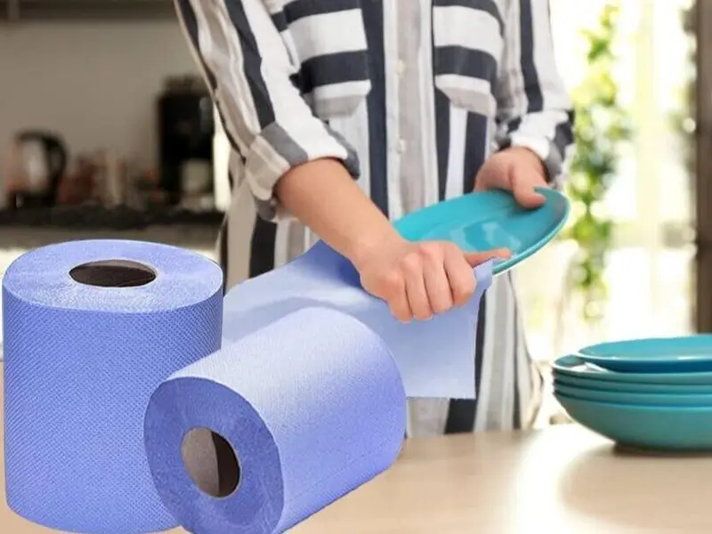 Blue Centrefeed Hand Towel 1 x 6 Rolls - Versatile Use 2