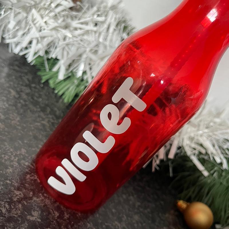Personalised Elf Head Drinking Bottle 5