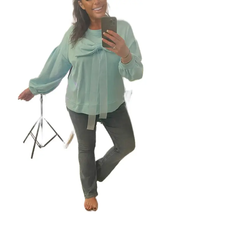 Bow sweatshirt