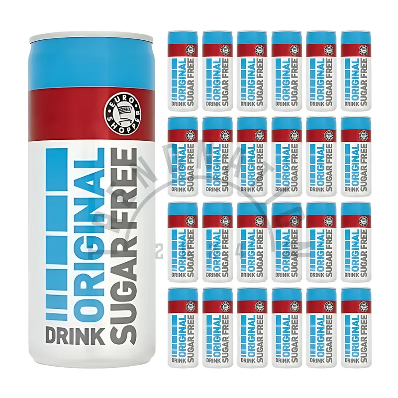 Euro Shopper Energy Drink 24 Pack (24 x 250ml) | Original, Berries and Sugar Free Flavours | Carbonated Sports Drinks Beverage 7