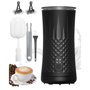 Milk Frother Electric - 4 in 1 Milk Foamer with Temperature Control Automatic Milk Steamer, Silent Milk Warmer Auto Shut-Off for Hot or Cold Milk, Coffee, Hot Chocolate, Cappuccino, Latte