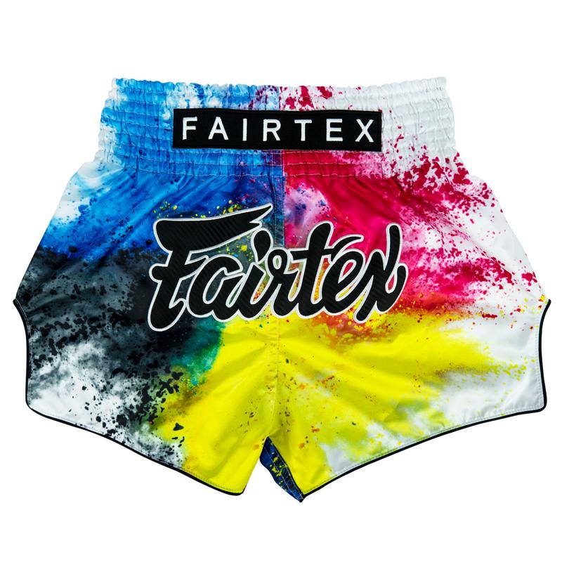 Fairtex Acid Jazz Muay Thai Fight Shorts - White 0