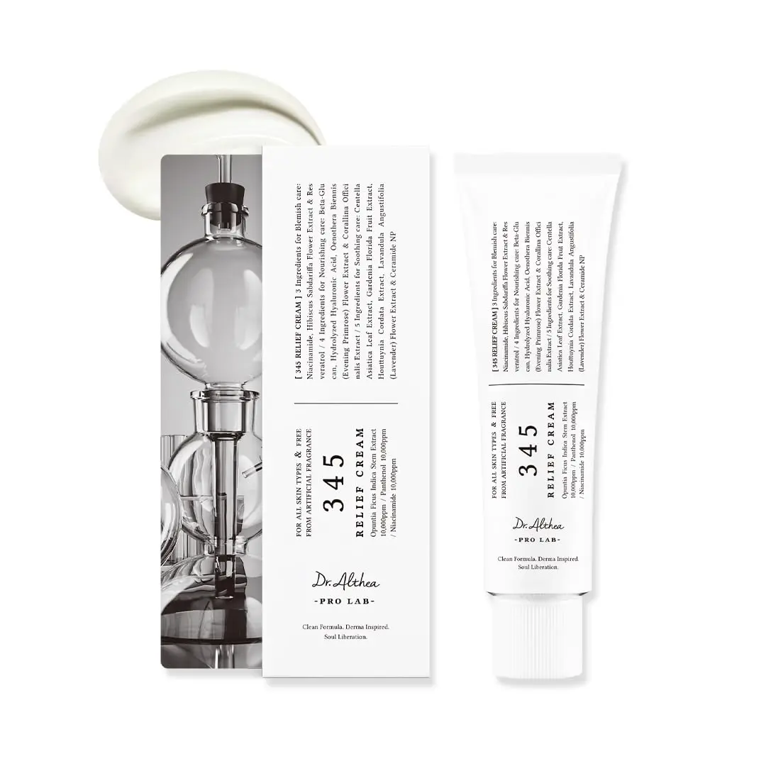 Dr. Althea 345 Relief Cream All Skin Types Fragrance Free Alcohol Free