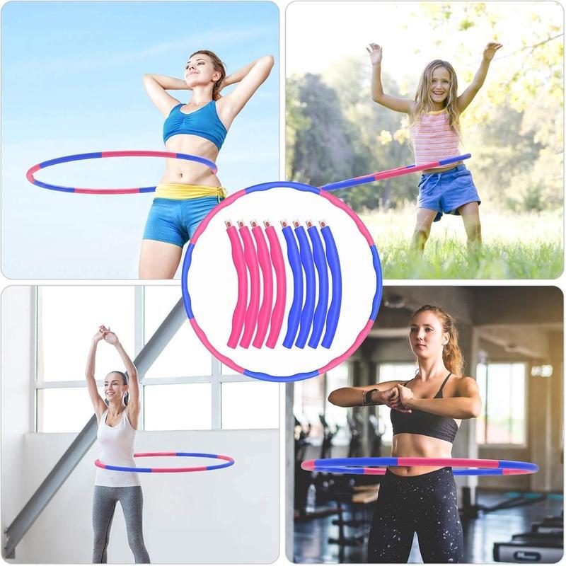 Product Introduction of Hula Hoop Ring - Weighted Exercise Hoop for Fitness, Weight Loss, Padded Comfort, Adjustable Fun Workout Tool 9