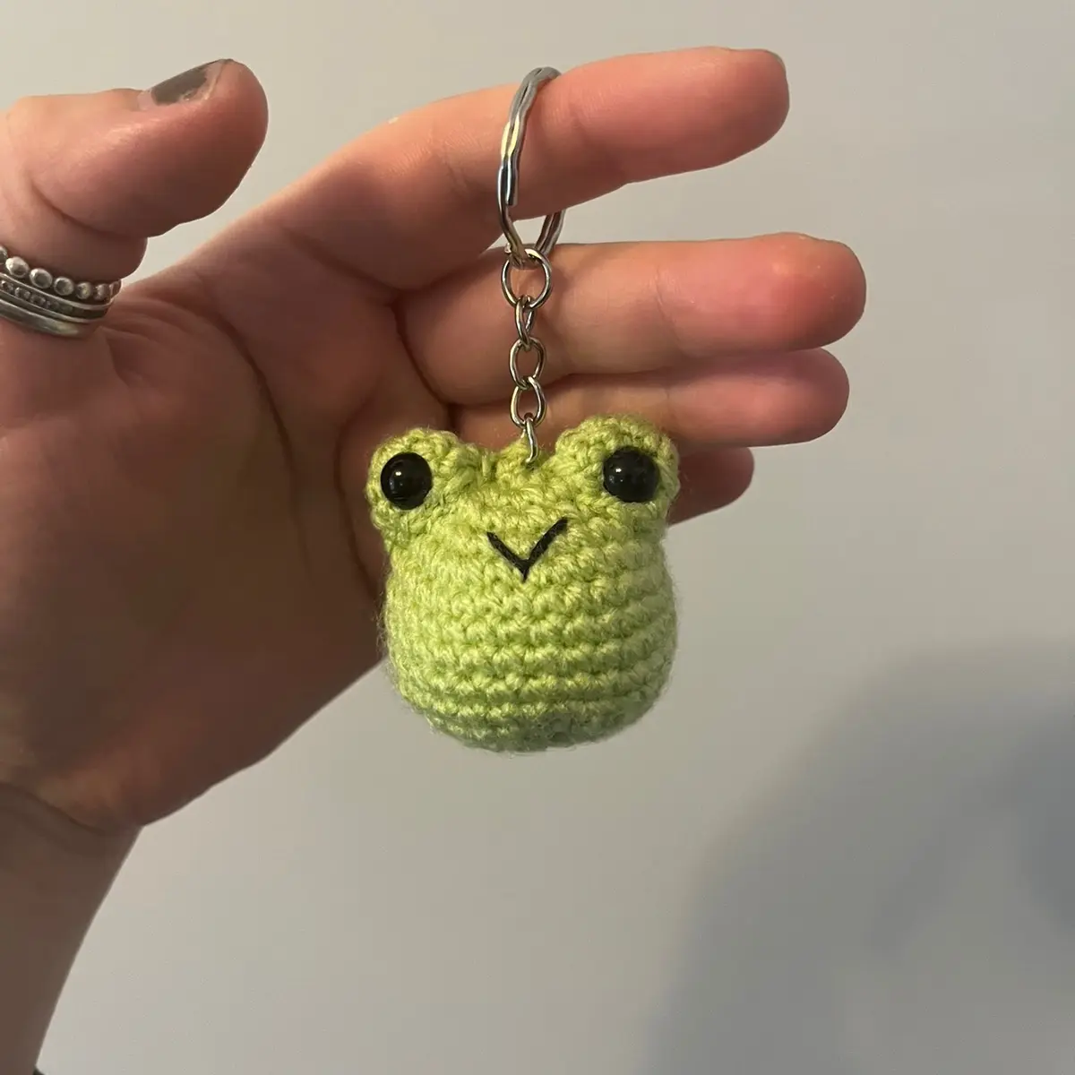 Crochet Frog Keyring