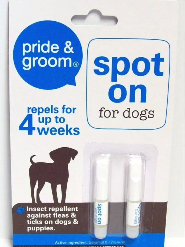 Pack Of 2 Spot On For Dogs Puppies Flea Tick Treatment Repellent