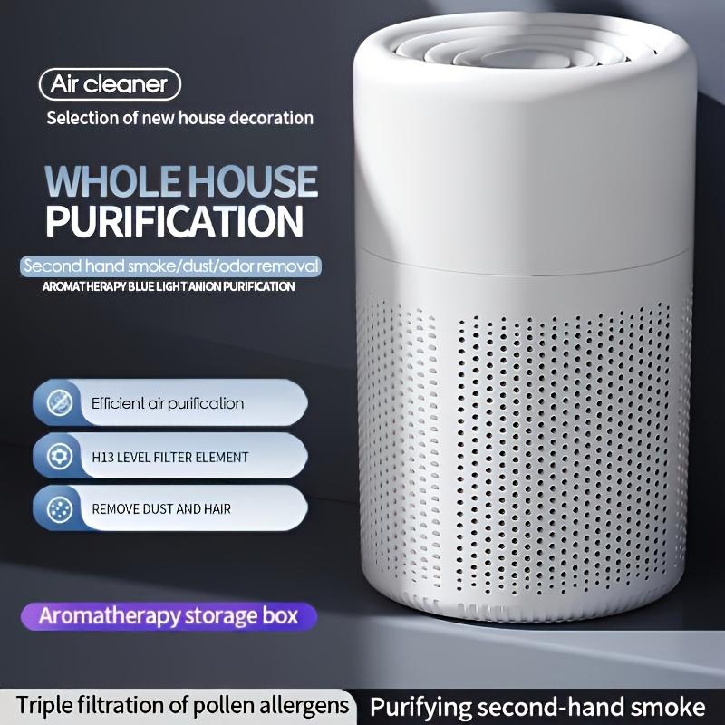 HEPA Air Purifier for Home with Scented Sponge, Deodorizing for Office Living Room Bedrooms, for Smokers, Odor, Dust, Pollen, Pet Dander, Car Air Fresheners for Bedroom Office Halloween Christmas Independence Day Gift 1