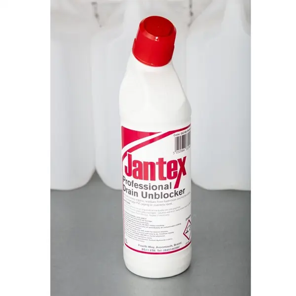 Jantex GG189 Drain Unblocker Ready To Use 1 Ltr Household Cleaners