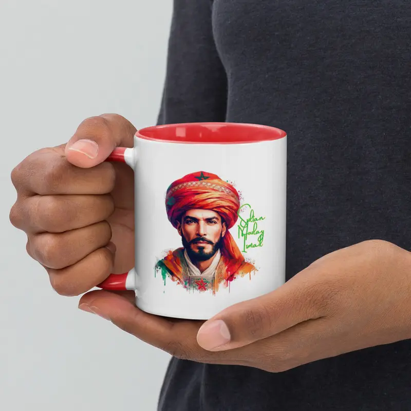 Sultan Moulay Ismail: Kings Of Africa Mugs Ceramic Drinkware Reusable Reuse Drink Washable Coffee 0
