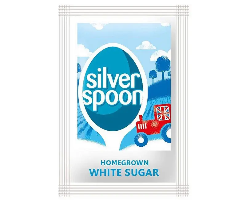 Silver Spoon White Sugar Sachets - Pick 1 x 2000 Sachets Case 0