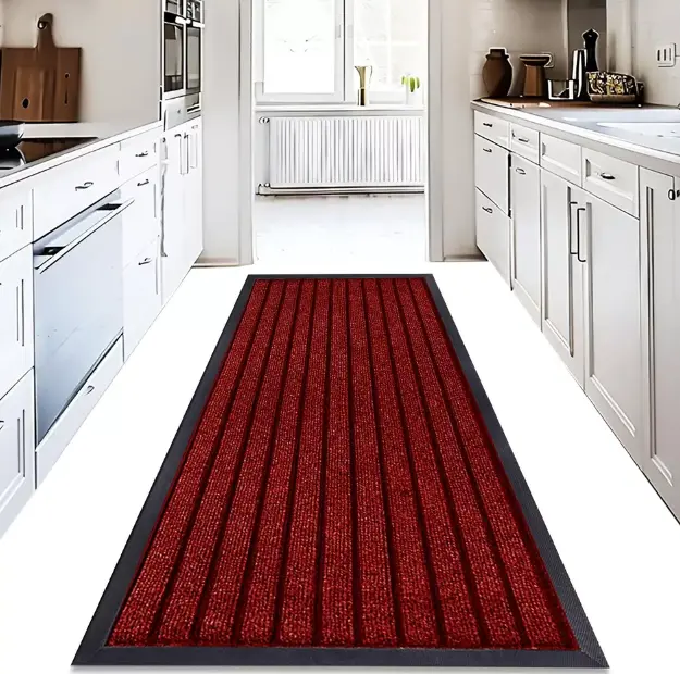 Non Slip  battle  Rubber Backed Door Mat Indoor Outdoor Hallway Runner Rug Washable Rugs 2