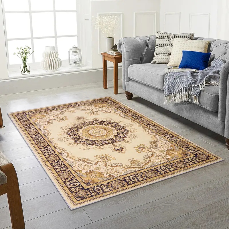 Extra Large Traditional Rugs Non Slip Hallway Runner Bedroom Living Room Carpet machine washable 6