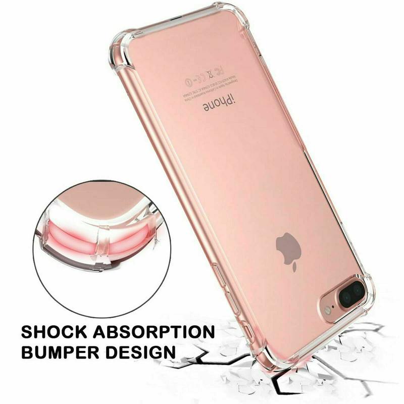 Case For Apple iPhone SE 7 8 X XS XR 11 12 Pro Max Bumper Gel Shockproof 2 Cover Waterproof 1