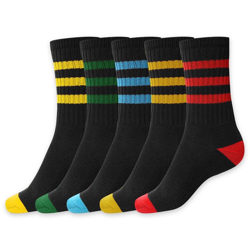 10 Pairs Mens Thick Construction Work Boot Socks Thermal Reinforced Heel and Toe for Extra Protection Soft and Comfortable 1