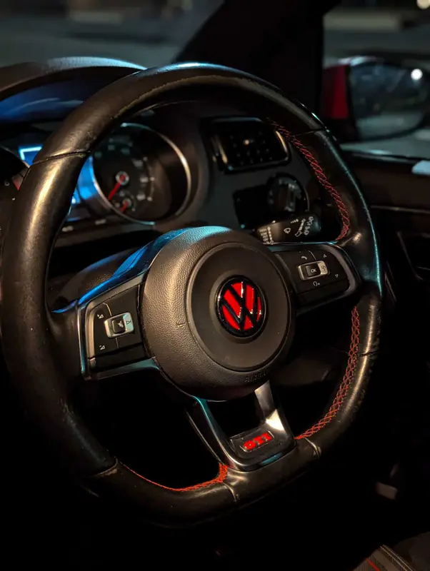 Steering Wheel VW Inlay Decal Sticker for Golf MK7 / MK7.5 2