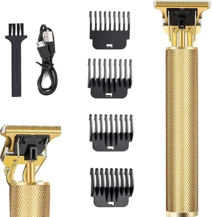 Hair Clippers Beard Trimmer for Men,Electric Cordless Rechargeable Hair Trimmer Set for Barbers and Home,USB Zero Gapped T Blade Hair Cutting Kit, Gift for Men