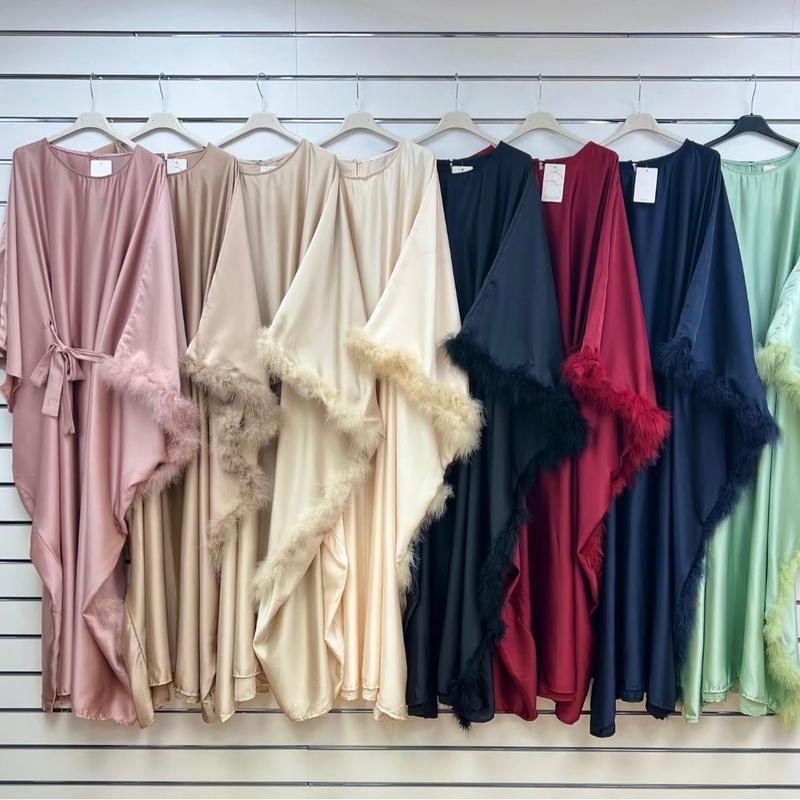 Feather sleeve kaftan 3