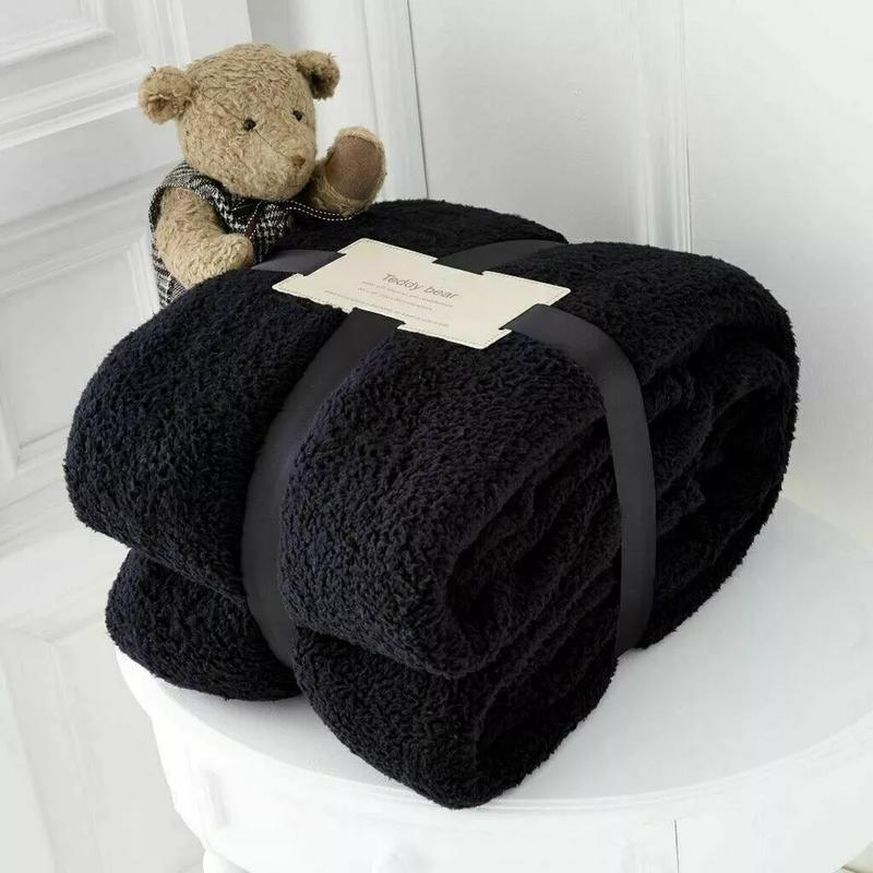 Product Introduction of "Top-Notch Teddy Fleece Throw | Super Soft & Warm  Perfect for Sofa, Bed & Travel | Grey | Large 150 x 200 cm | Ultimate Cozy Comfort" 26