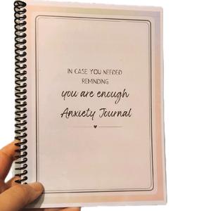 You Are Enough Anxiety Journal - Personalized Therapy Journal