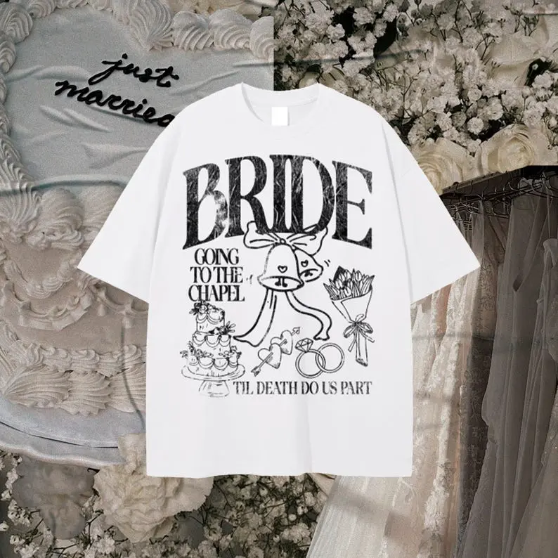 BRIDE GRAPHIC TEE for Bridal Party Shirts for Bride Graphic Tee Wedding Party Shirts Unique Bride Shirt Edgy Bride Gifts Bachelorette Shirts