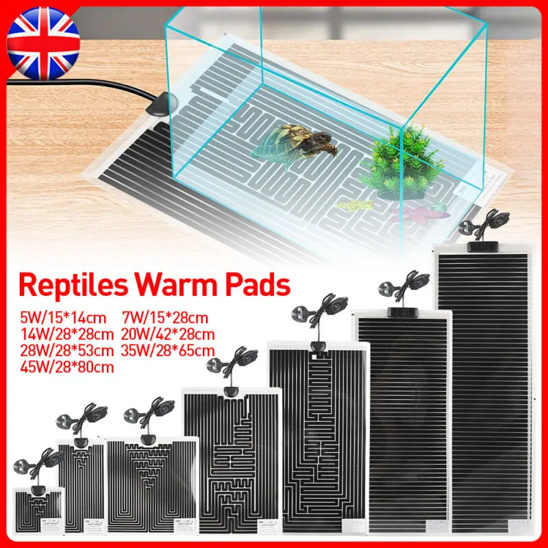 Product Introduction of Reptile Vivarium Heat Mat Heating Warm Heater Pad With Thermostat Controller UK 0