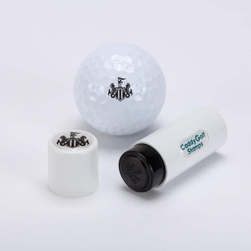 CaddyGolfStamps Newcastle Football Design United Golf Ball Stamper Stamp Marker Personalise your Golf Balls Golf Gift Birthday Gift Xmas Christmas Gift 0