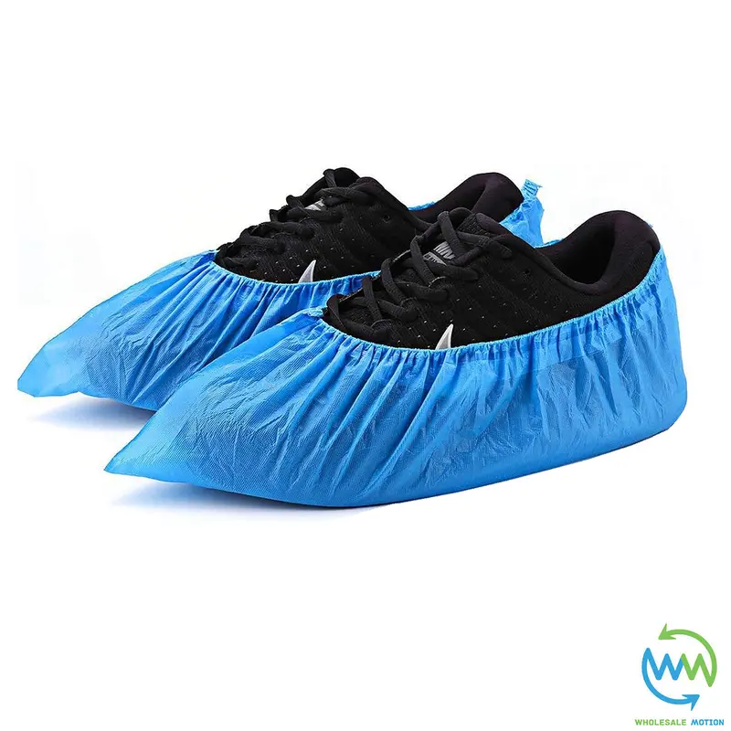 BLUE Shoe PROTECTORS Covers Overshoe DISPOSABLE Plastic Rain WATERPROOF Carpet Shoe PROTECTOR Shoe COVER Shoe COVERS 1