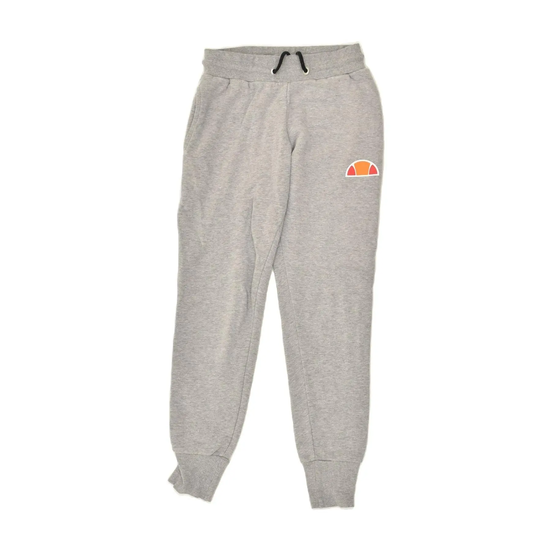 Pre-Owned Vintage ELLESSE Womens Graphic Tracksuit Trousers Joggers UK  6 Small Grey Cotton
