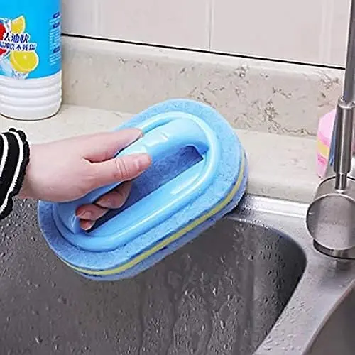 EcoVend Cleaning Brush for Bathroom  Bathtub Toilet with Ergonomic Handle 4