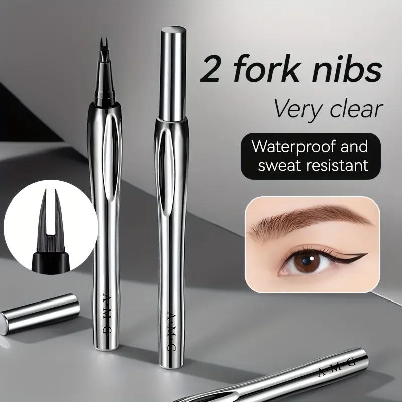 Waterproof Eyebrow Pencil - Sweat-Proof, Long-Lasting Natural Look, Multi-Use for All Skin Types 4