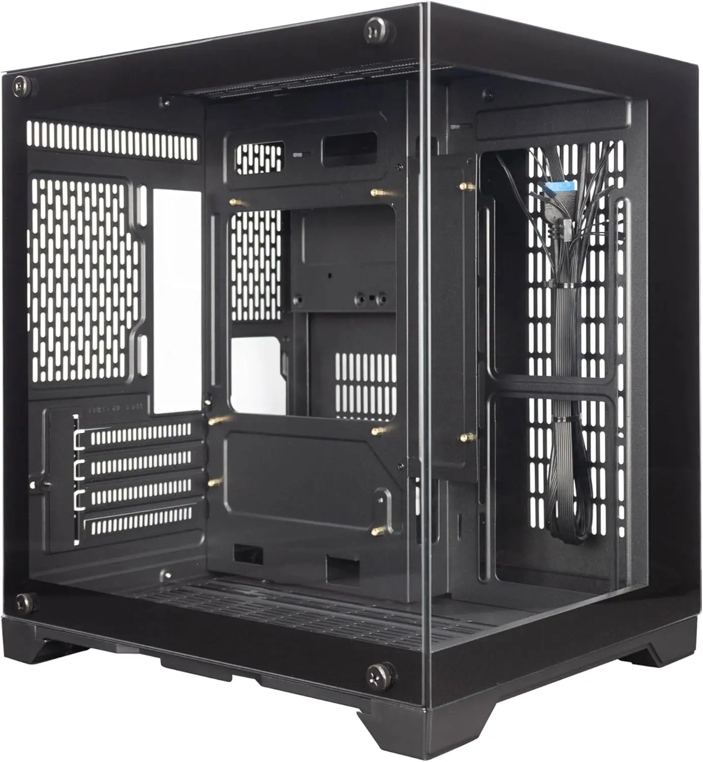 1st Player Megaview MV5 Black Transparent Gaming Case (No Fan Included)
