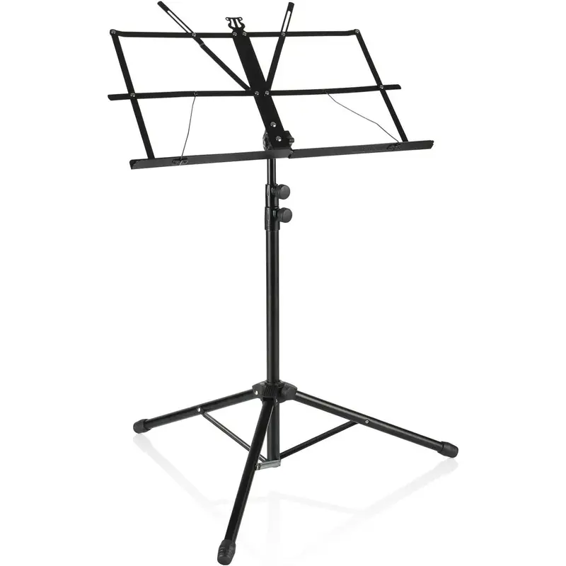 Portable Folding Sheet Music Stand Holder, Height Adjustable, Light & stable+Bag 4