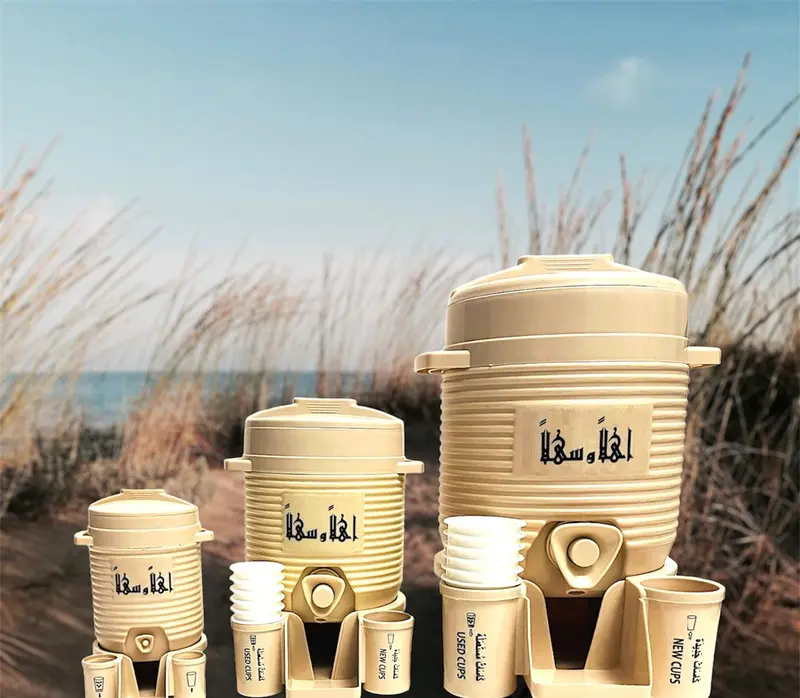3x Haramain Inspired Mini Zamzam Dispenser Souvenir Cup Drinkware 4