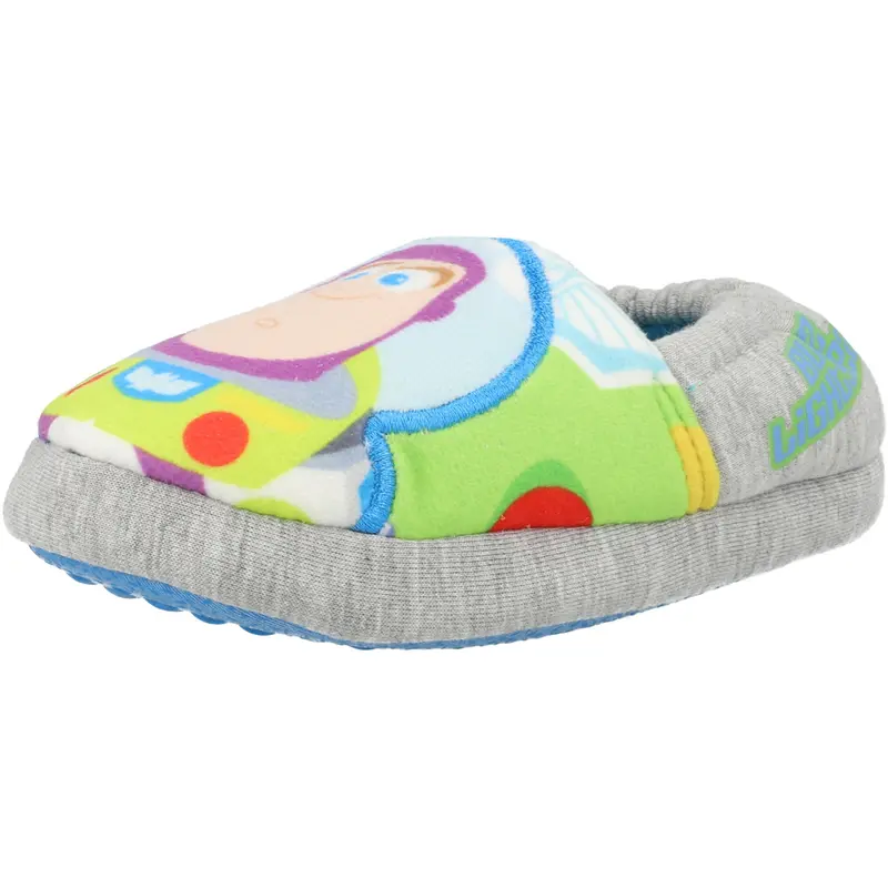 Toy Story Buzz Grey Kids Slippers 0