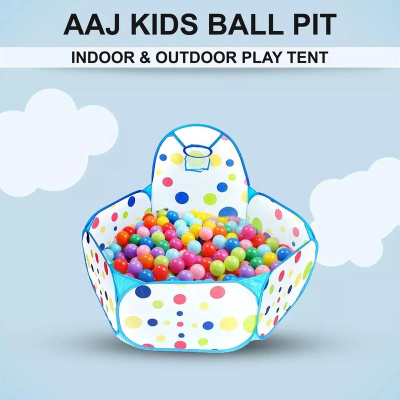 Big-pit ball | Baby Crawl Playpen with Basketball Hoop | Lightweight Pop-Up 5