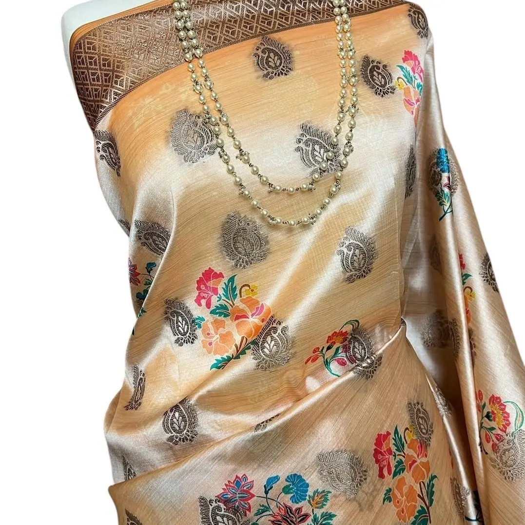 Women's Silk Printed Saree - Traditional Clothing