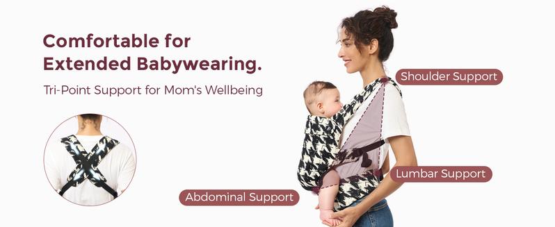 Product Introduction of Baby Carrier for Toddler - Ergonomic, Cozy and Lightweight Infant Carrier for 7-44lbs, Effortless to Put On, Ideal for Hands-Free Parenting, Enhanced Lumbar Support Portable Mother Mom Newborn Gift Convenient Travel Gifts 29