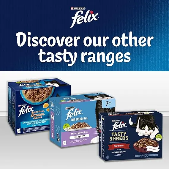 Felix As Good As It Looks Meat And Fish Cat Food, 100 g (Pack of 120) 1